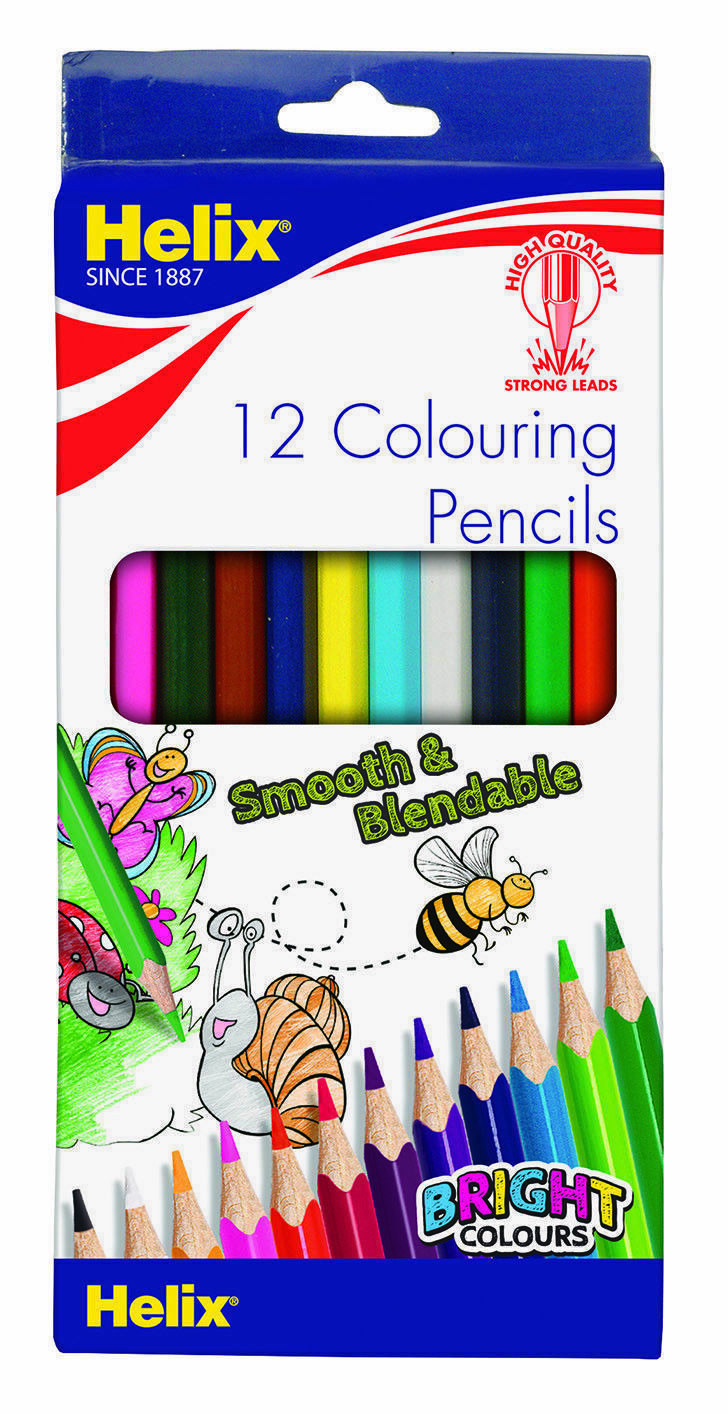 Colouring Pencils Standard Helix 7Inch Set of 12 PN3